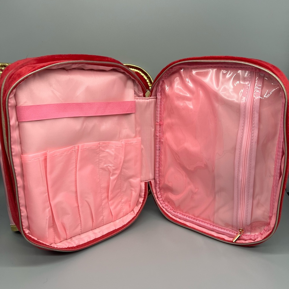 Juicy couture velour travel cosmetics bag - Picture 9 of 10